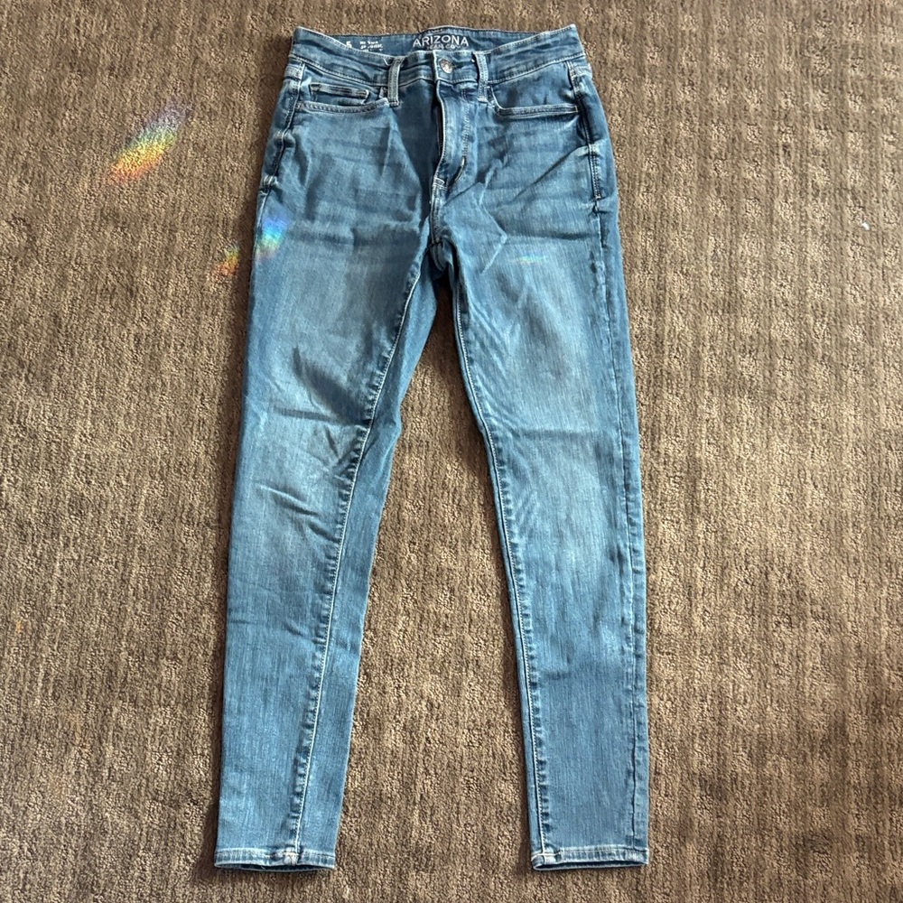 Arizona Jean Company Women's Skinny Jeans - Blue